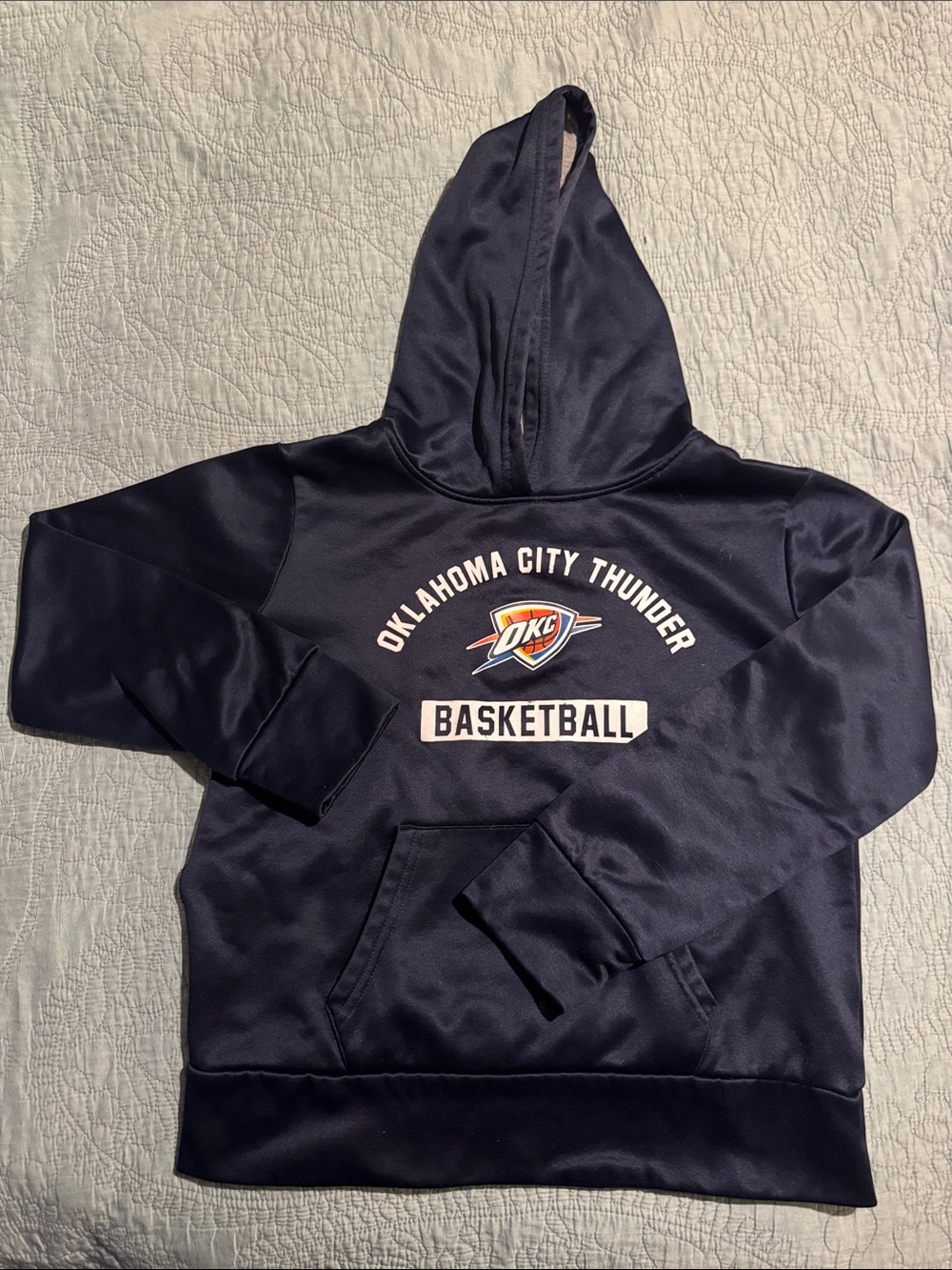 NBA Oklahoma City Thunder Youth Navy Pullover Hoodie